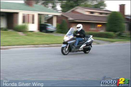 2007 Honda silverwing test #4