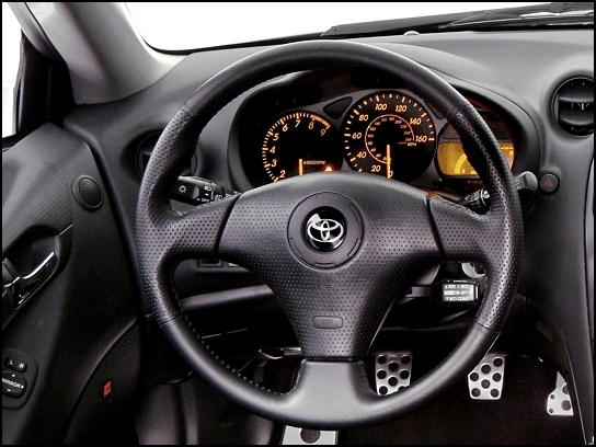 2003 Toyota Celica GT-S cockpit (Photo: Toyota)