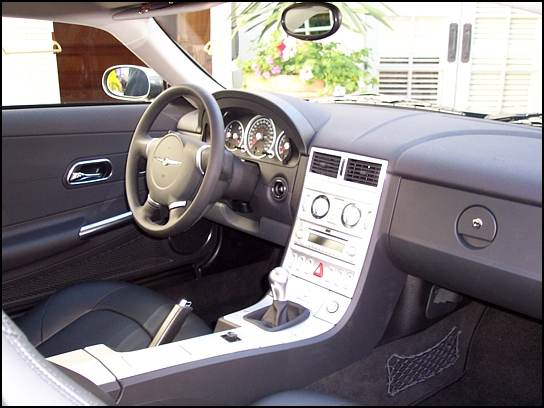 2003 Chrysler Crossfire interior (Photo: Trevor Hofmann, Canadian Auto Press )